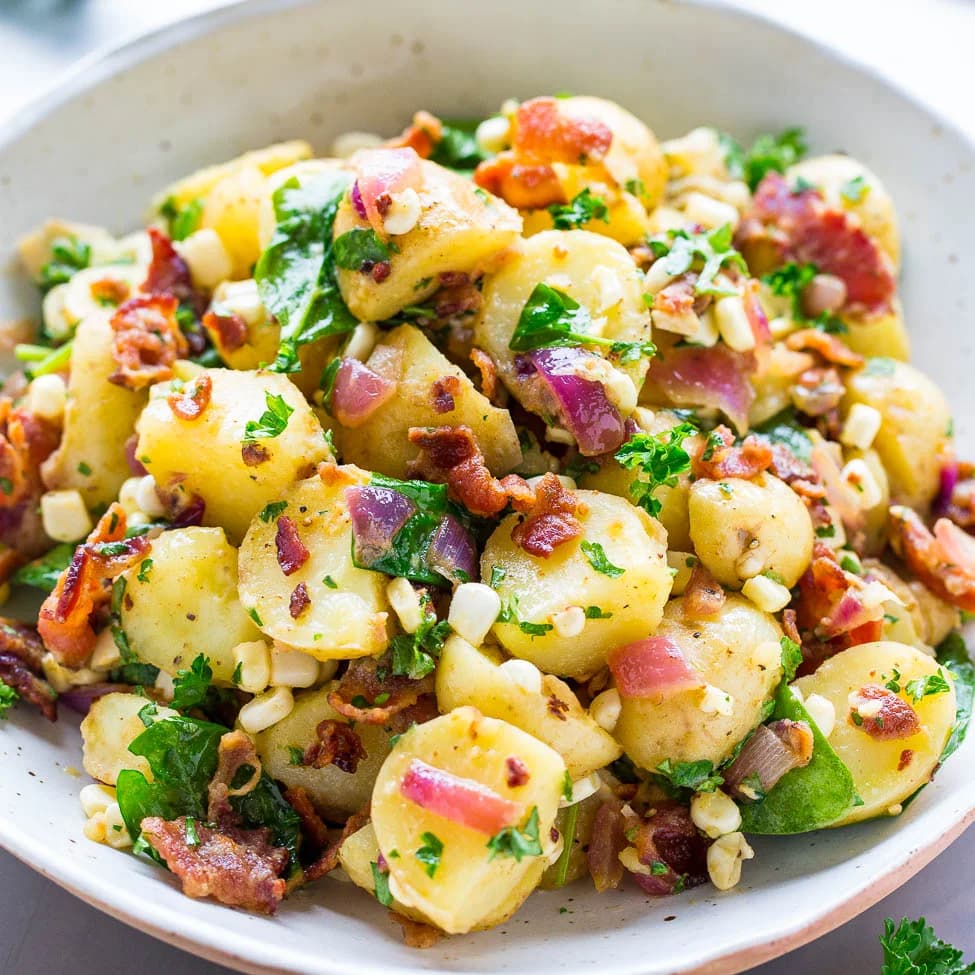 Bacon နဲ့ ရောသုပ်ထားတဲ့ အာလူးသုပ်